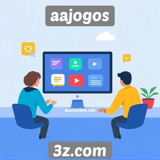 Interface e usabilidade do site aajogos em discussão